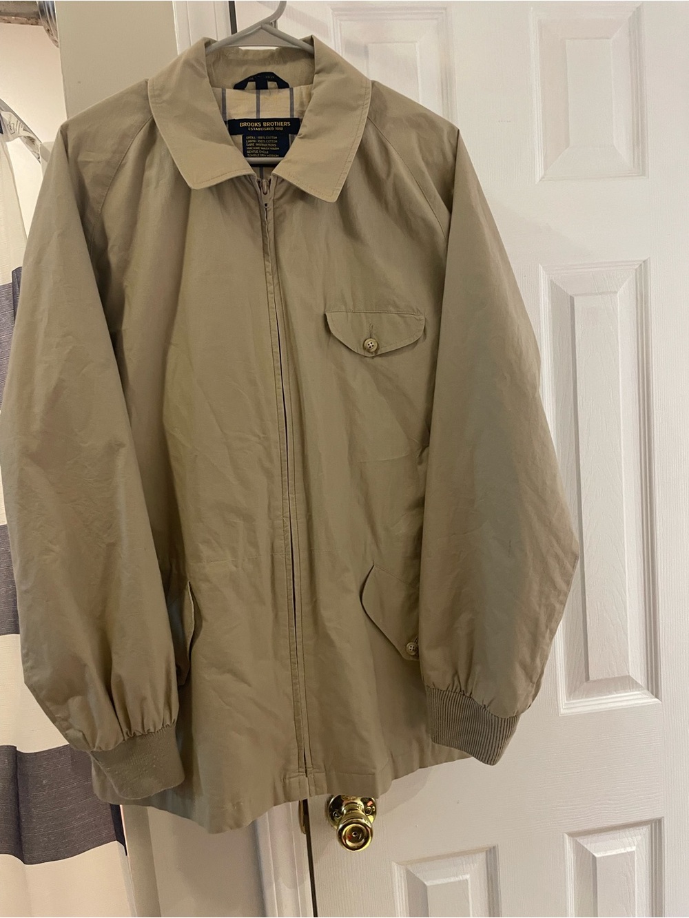 Brooks Brothers Men's Vintage Harrington Jacket Tan size 40